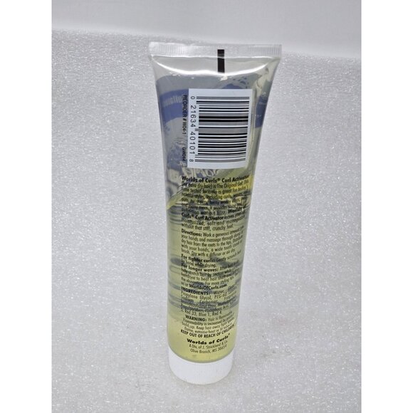 Worlds Of Curls Curl Activator Gel For Extra Dry Hair Hydrating & Moisturizing - Picture 2 of 2